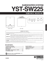 Yamaha YSTSW-225-Service-Manual